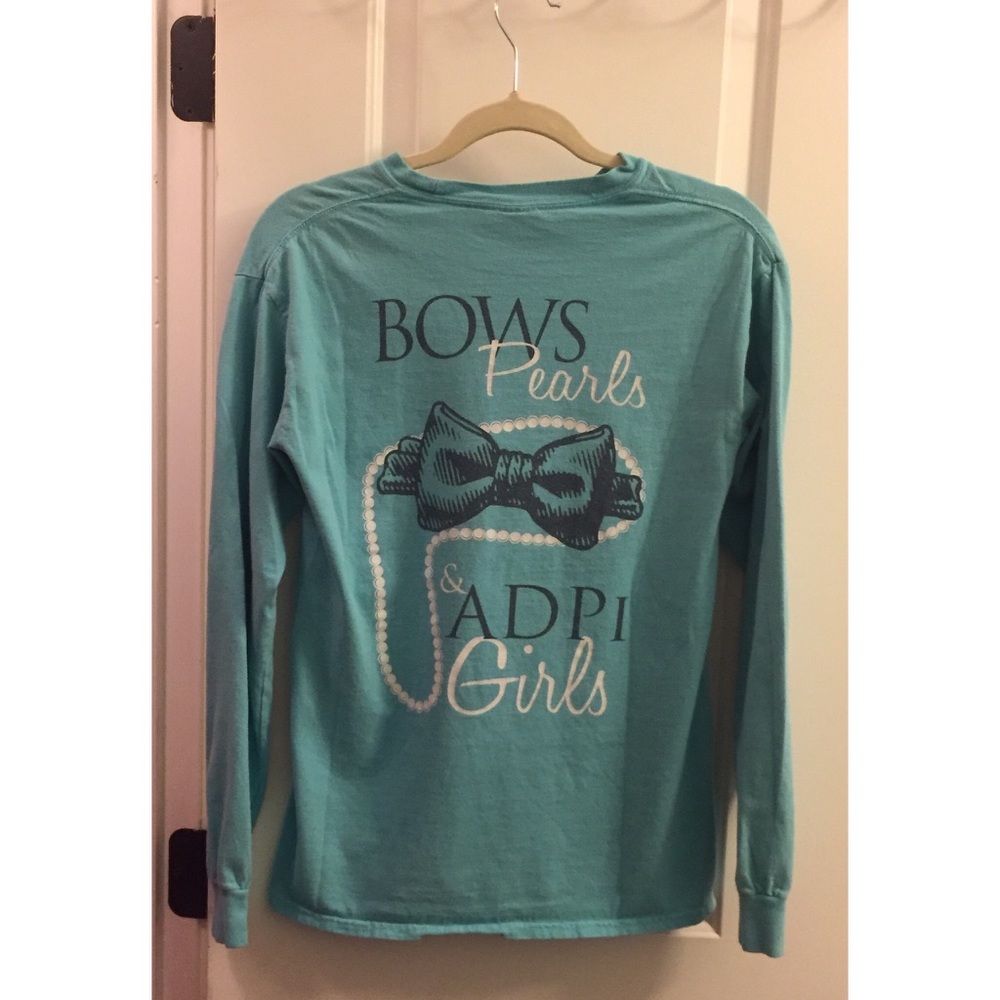 Bows Pearls & ADPi Girls long sleeve shirt